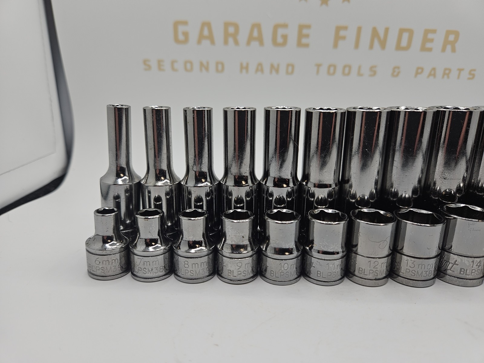 Bluepoint Metric Socket Set Shallow And Deep 3/8″ Drive
