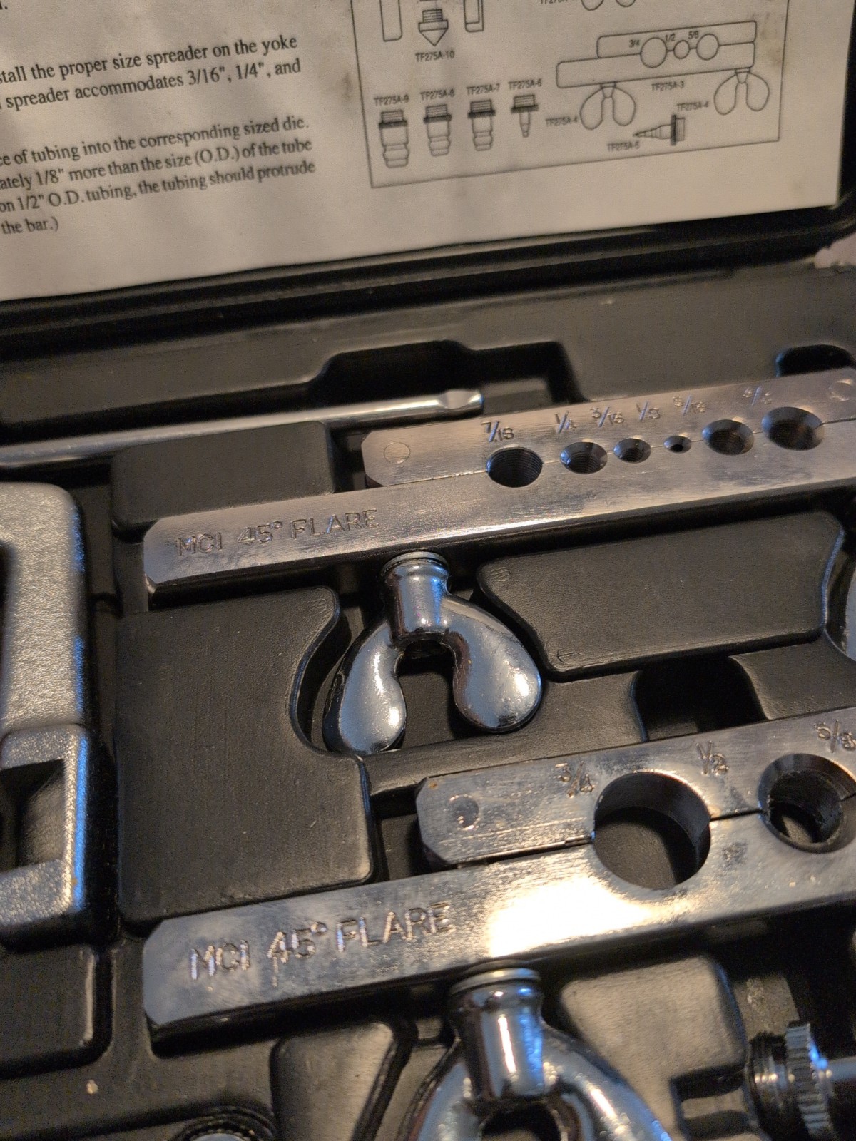 Blue Point 45 Degree Flaring and Swaging Tool – COMPLETE SET – TF275A – L