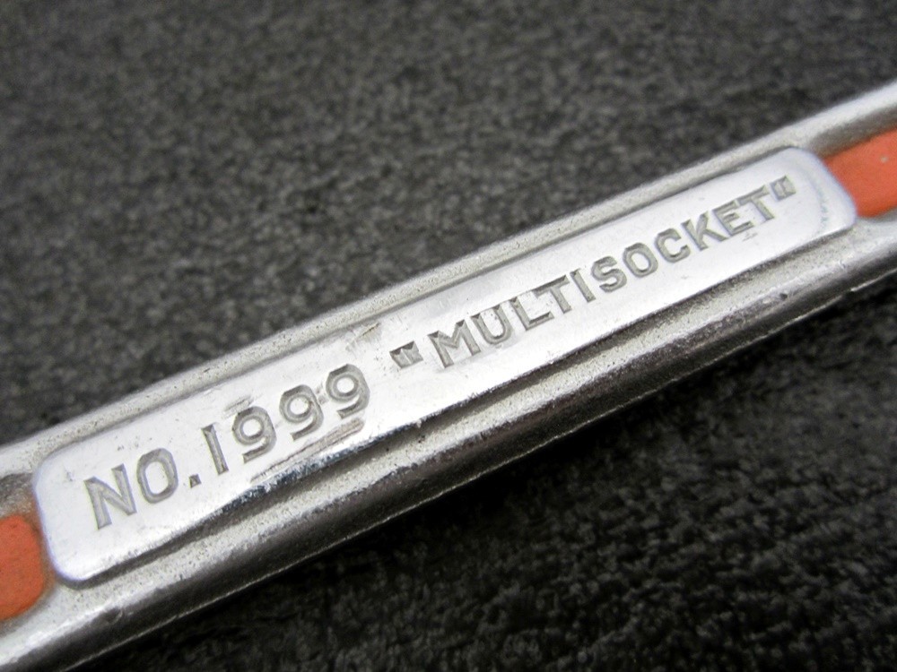 Vintage J.H. Williams Multisocket Dog Bone Wrench No. 1999 Made in USA