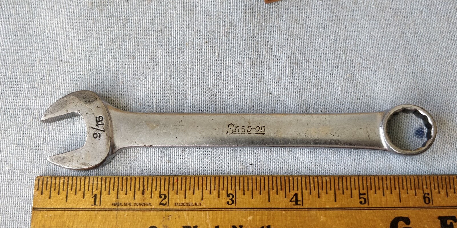 VTG 1950 – Snap On OEX180 9/16 12 Point Short Combination Wrench