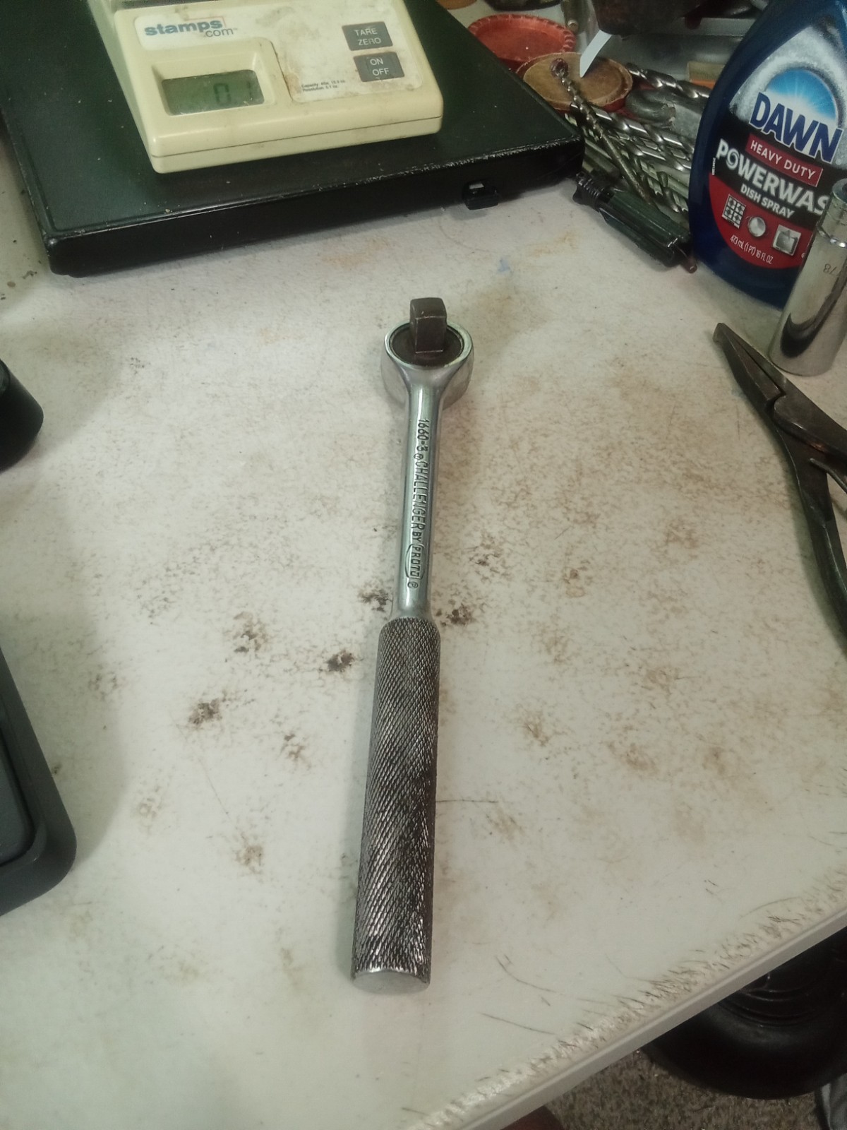 Proto Challenger 1/2″ Ratchet with Knurled Handle – 1660-3