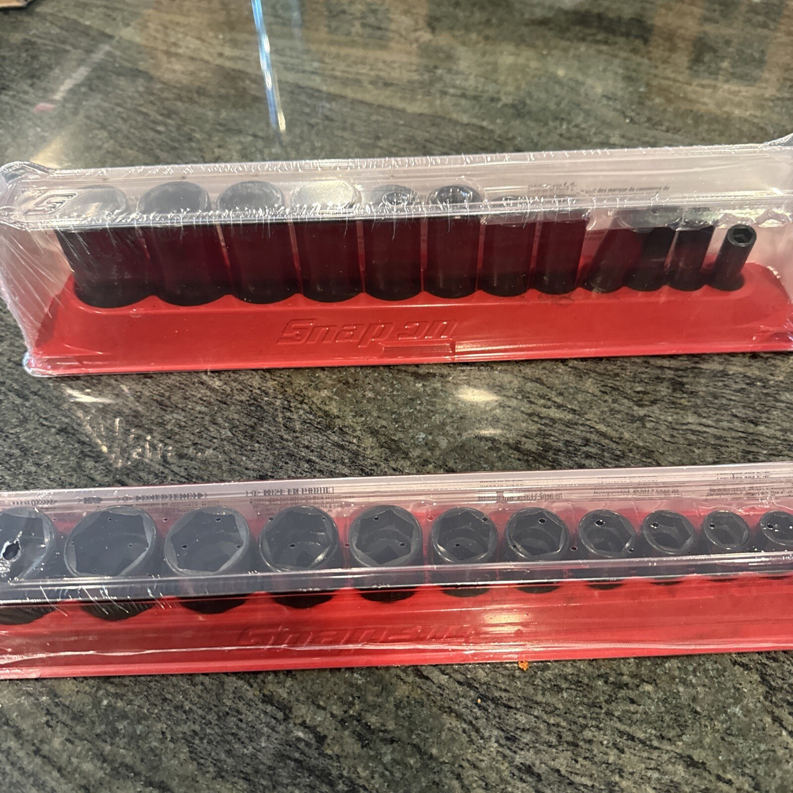 snap on 212simfya, 212imfya combo impact shallow deep socket sets sealed