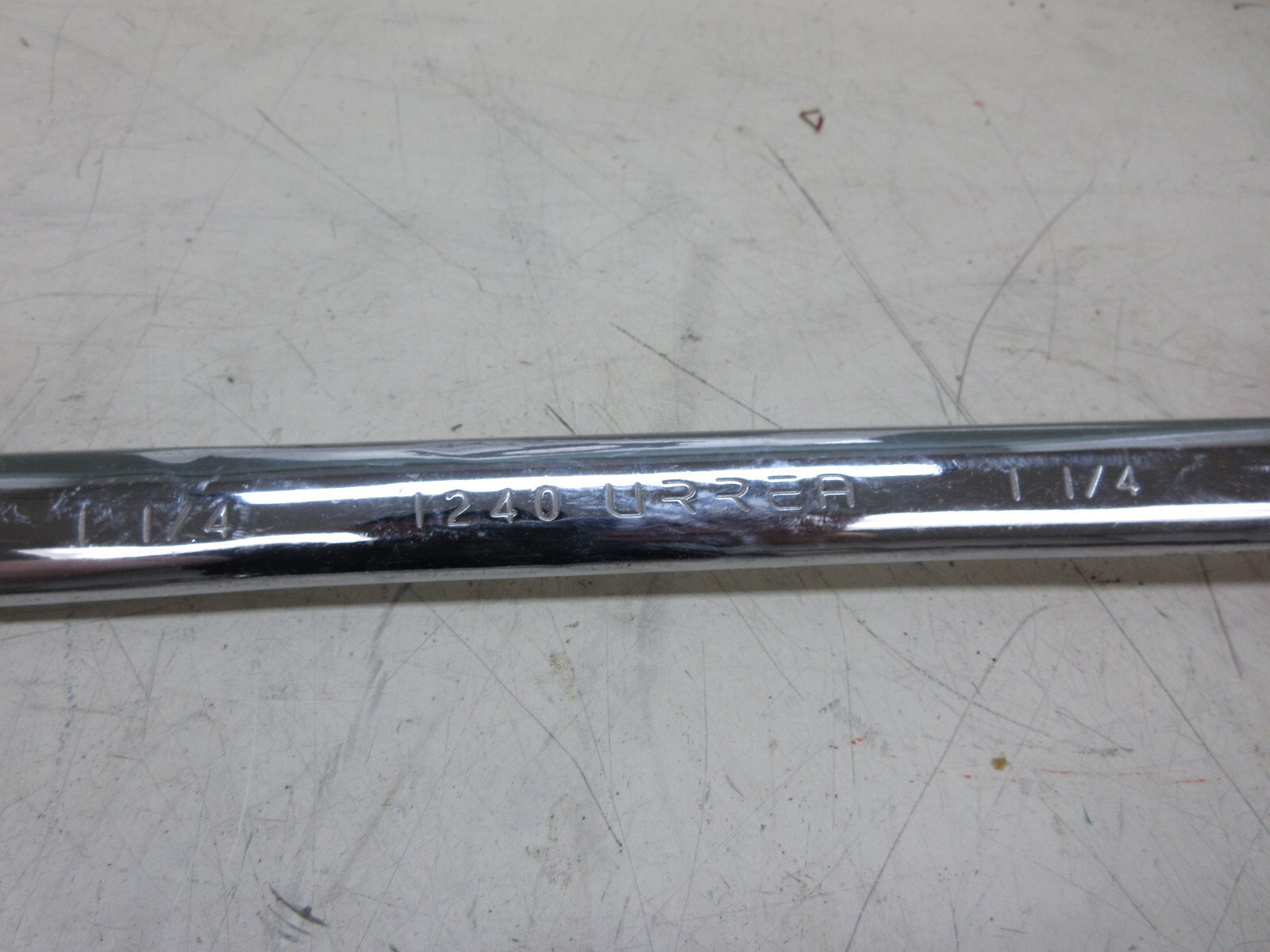 Urrea 1240 1-1/4″ 12 Point Chrome Combination Wrench Used Free Shipping