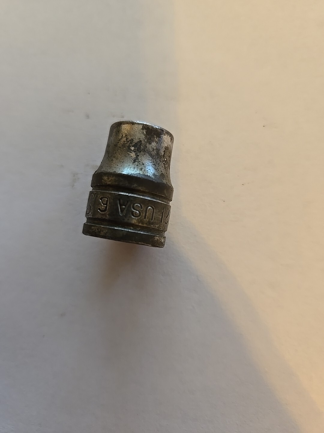 Snap On 3/8″ Drive 3/8″ 12PT SAE Shallow Chrome Socket USA Ugly F-121