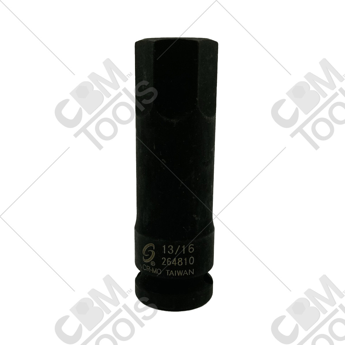 Sunex 1/2 Drive 13/16 Hex Impact Bit – Chrome Molybdenum Steel – New