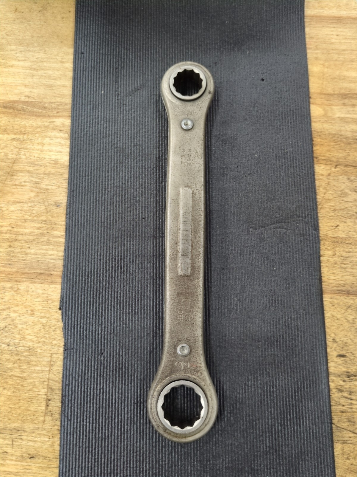Craftsman 5/8″ x 3/4″ Box End Ratcheting Wrench Made in USA Vintage