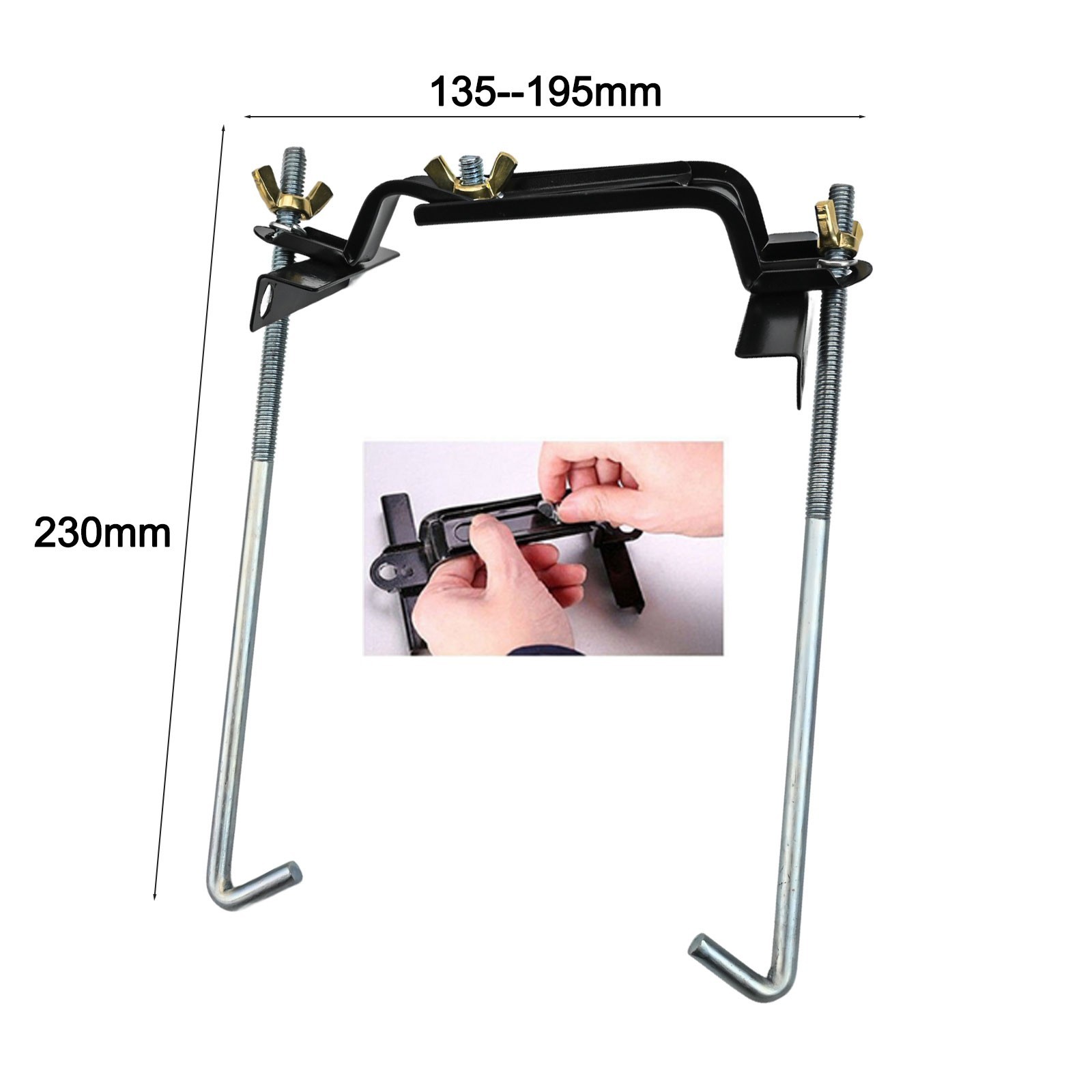 Easy Install Adjustable Car Battery Holder Bracket for Various Vehicles