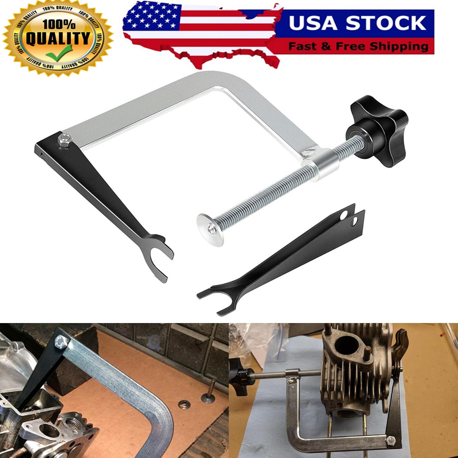 23300 Small Engine Valve Spring Compressor Tool for Harley-Davidson,Briggs& More