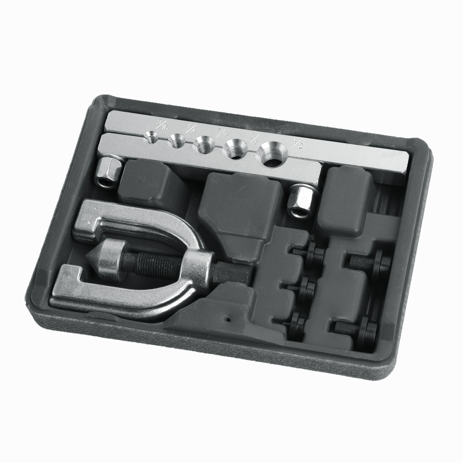 7pc Automotive Brake Line Double Bubble Flaring Tool Set with adapters Kit B4016