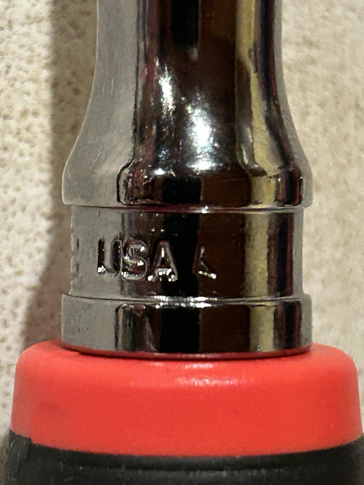 NEW.Snap-On Tools FHLX80B 3/8 Dr Soft Grip Long Locking Head Ratchet RED