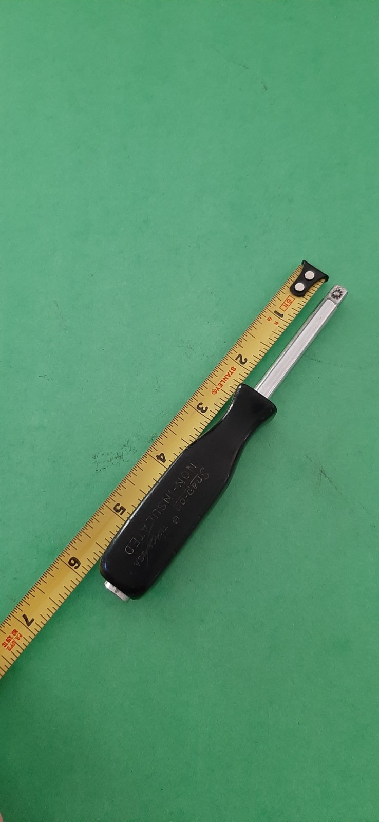 Snap-on Tools USA TM4CS 1/4” Drive Spinner Black Hard Handle w/ Extension 715