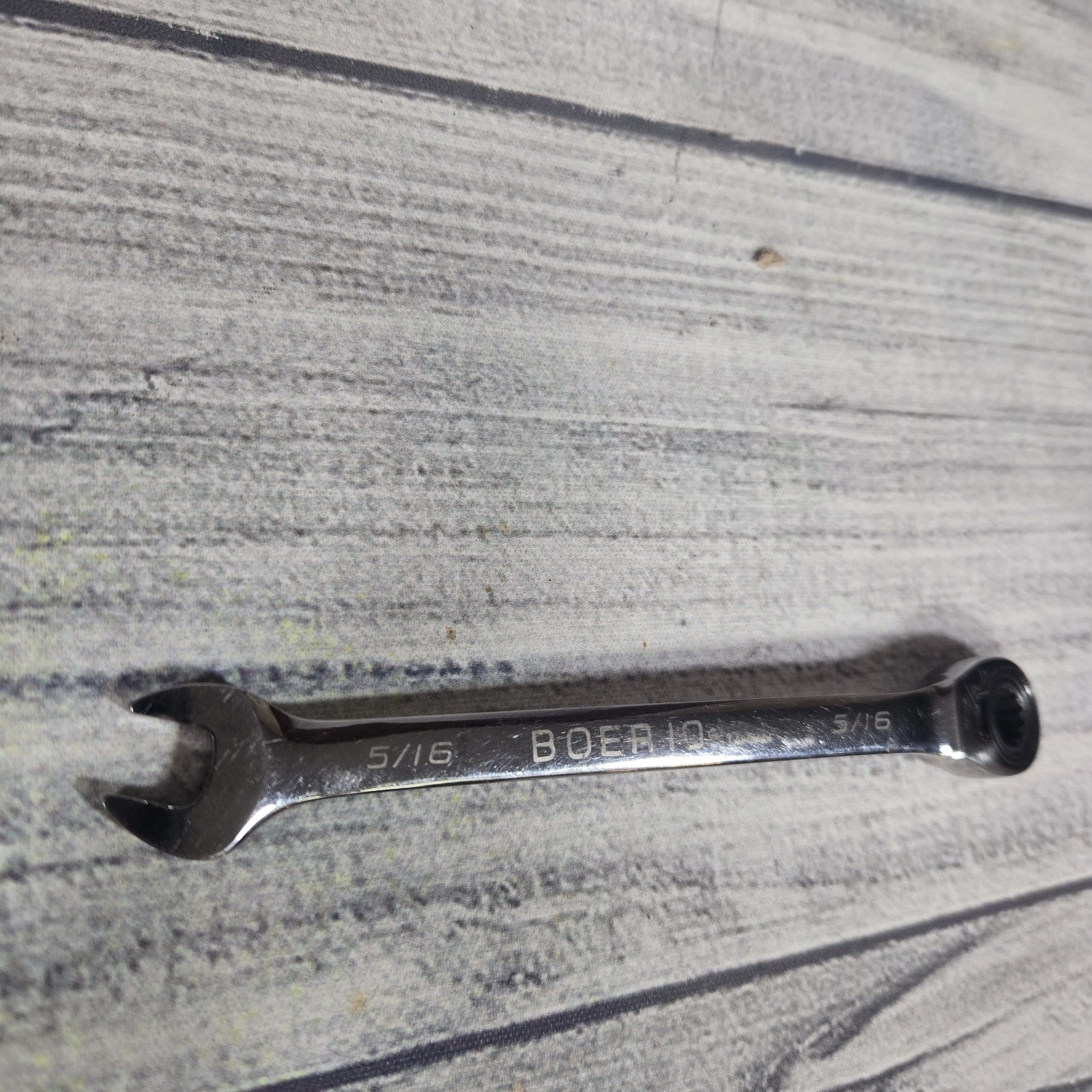 Blue Point By Snap On 5/16″ SAE 15 Degree Offset Ratcheting Combo Wrench BOER10