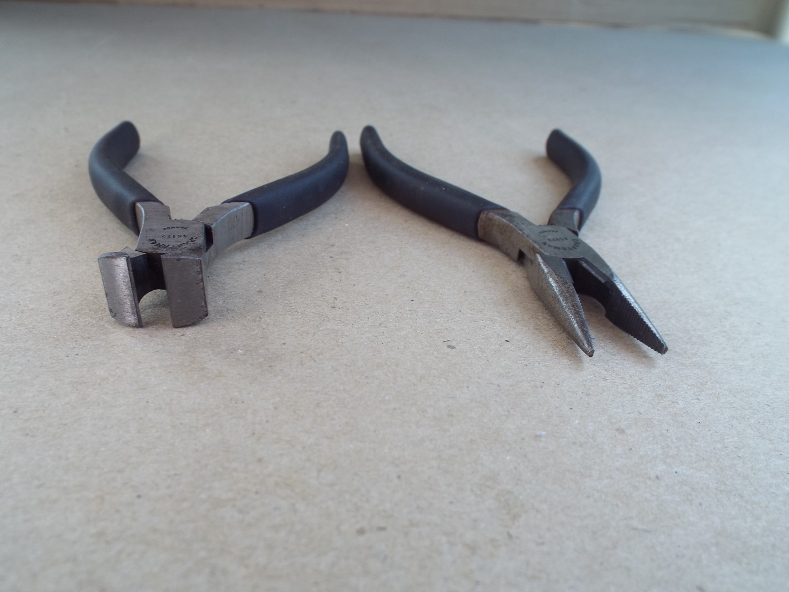 VTG Rare Craftsman Mini Nippers #45175 & Needle Nose Pliers #45173 France (Read)