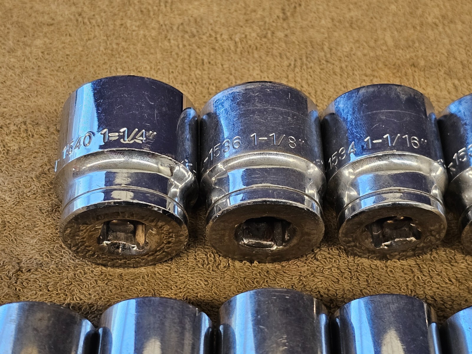 Kal Ratchet Socket Extension Set 1/2″ Drive 1-1/4 1/8 1/16 1″ 7/8 5/8 19/32 3/8″