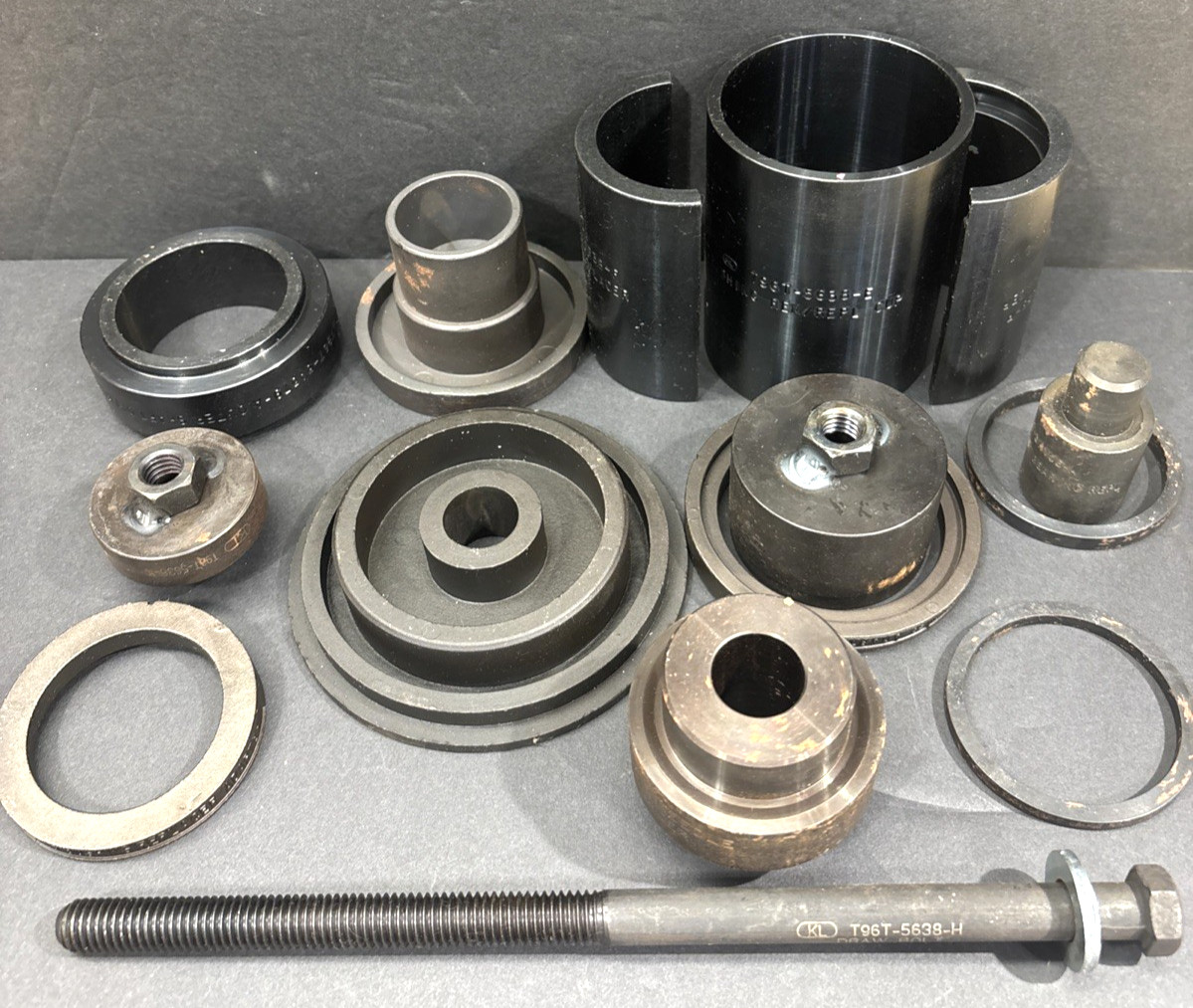 14pc- F Series Ford Truck Front Axle Tool Set, T96T-1175A, T96T-5638G, T96T5638E