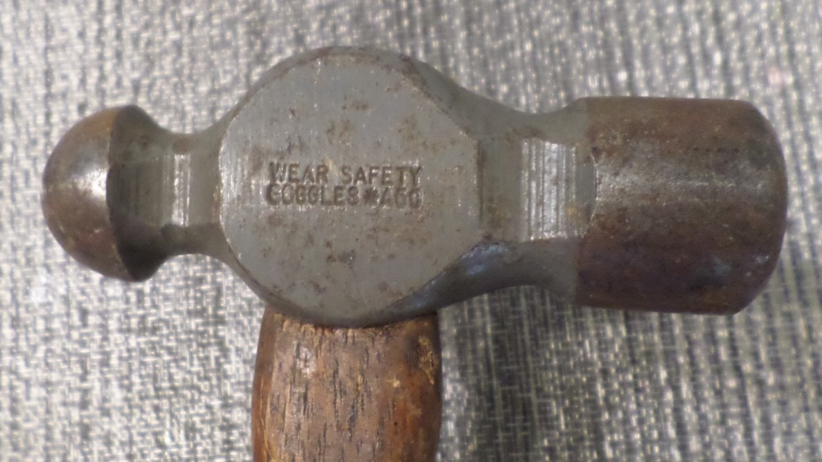 Vintage Craftsman Ball Peen Hammer & Orig. 12 3/4″ Handle – 38464 – 12oz
