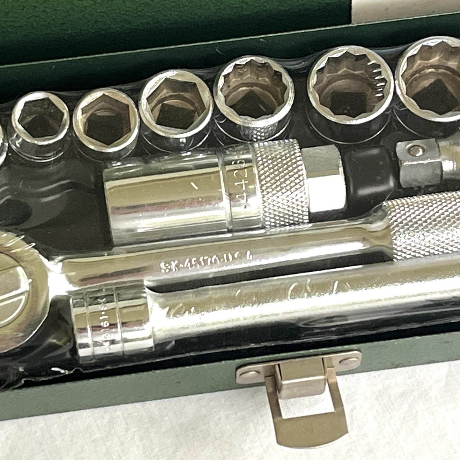 SK Tools 12pc 3/8″ Shallow Socket Set Vintage New Old Stock 4512 Sealed
