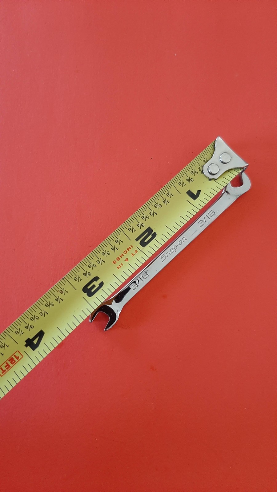 Snap-on Tools 3/16″ 15°/60° Offset Open-End Ignition Wrench DS1212A ENGRAVED