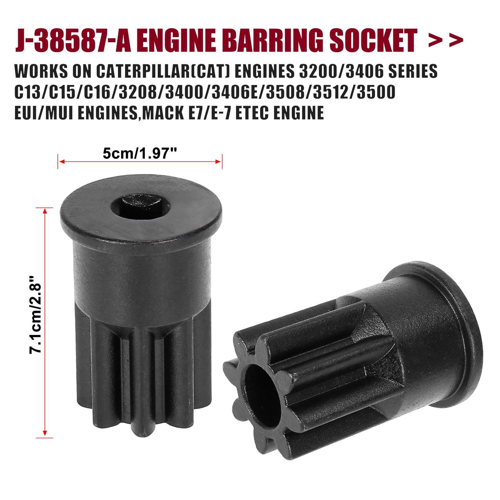 Pack(1) Injector Height Adjust Tool for Caterpillar Engine 9U-7227 9S-9082-A