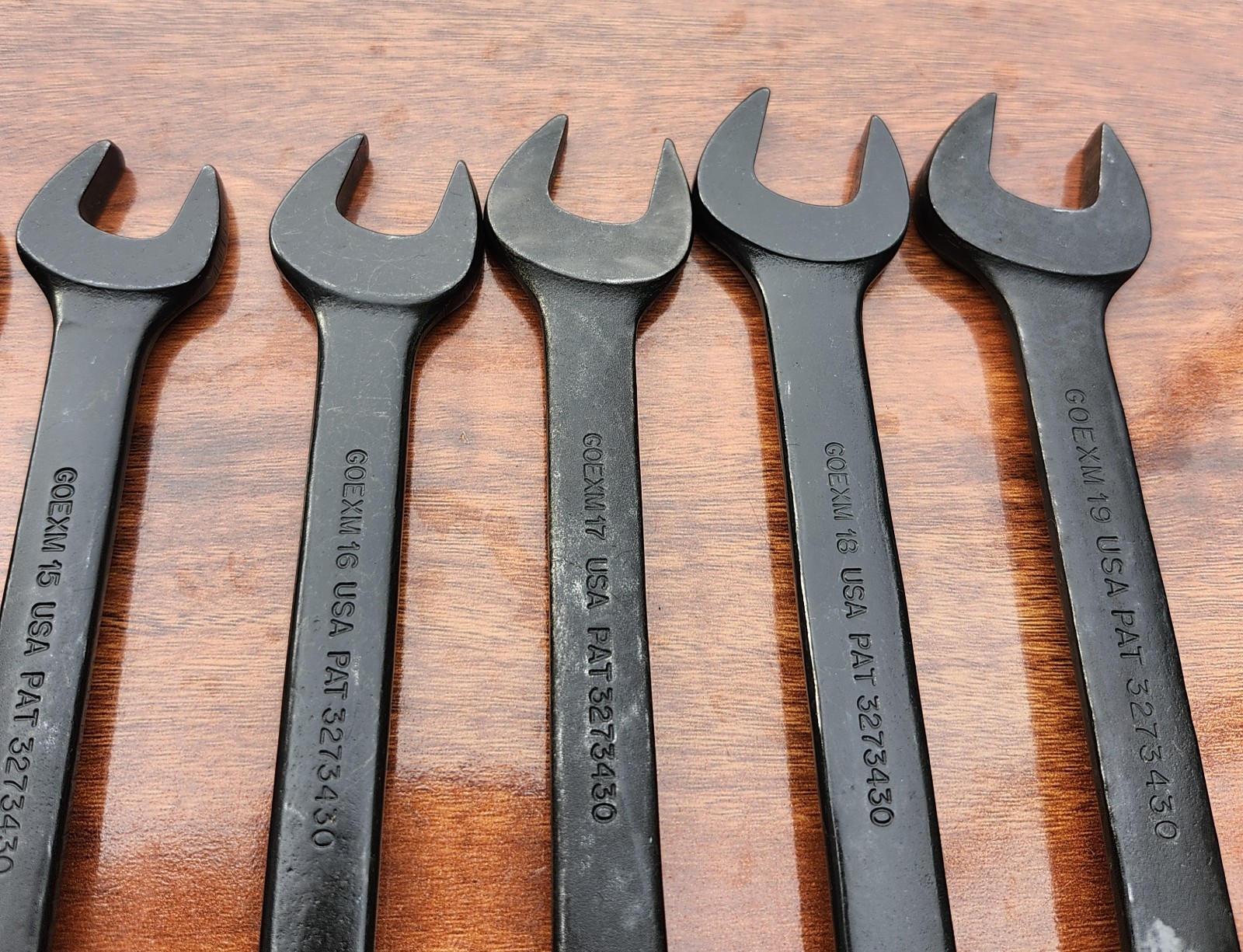 SNAP-ON GOEXM Black Metric Short Comb. Wrench Set 6-19mm USA MISSING 10 11 12