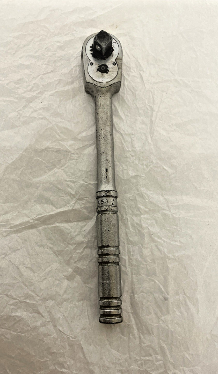 VINTAGE SNAP-ON FV70 PEAR HEAD 3/8″ DRIVE RATCHET TOOL
