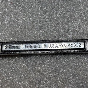 Craftsman 42922 – VA- 22mm Combination Wrench – USA