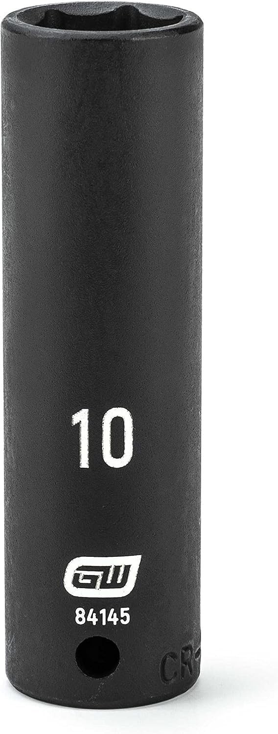 Gearwrench 1/4″ Drive Deep Impact Socket 10mm – Exceptional Durability