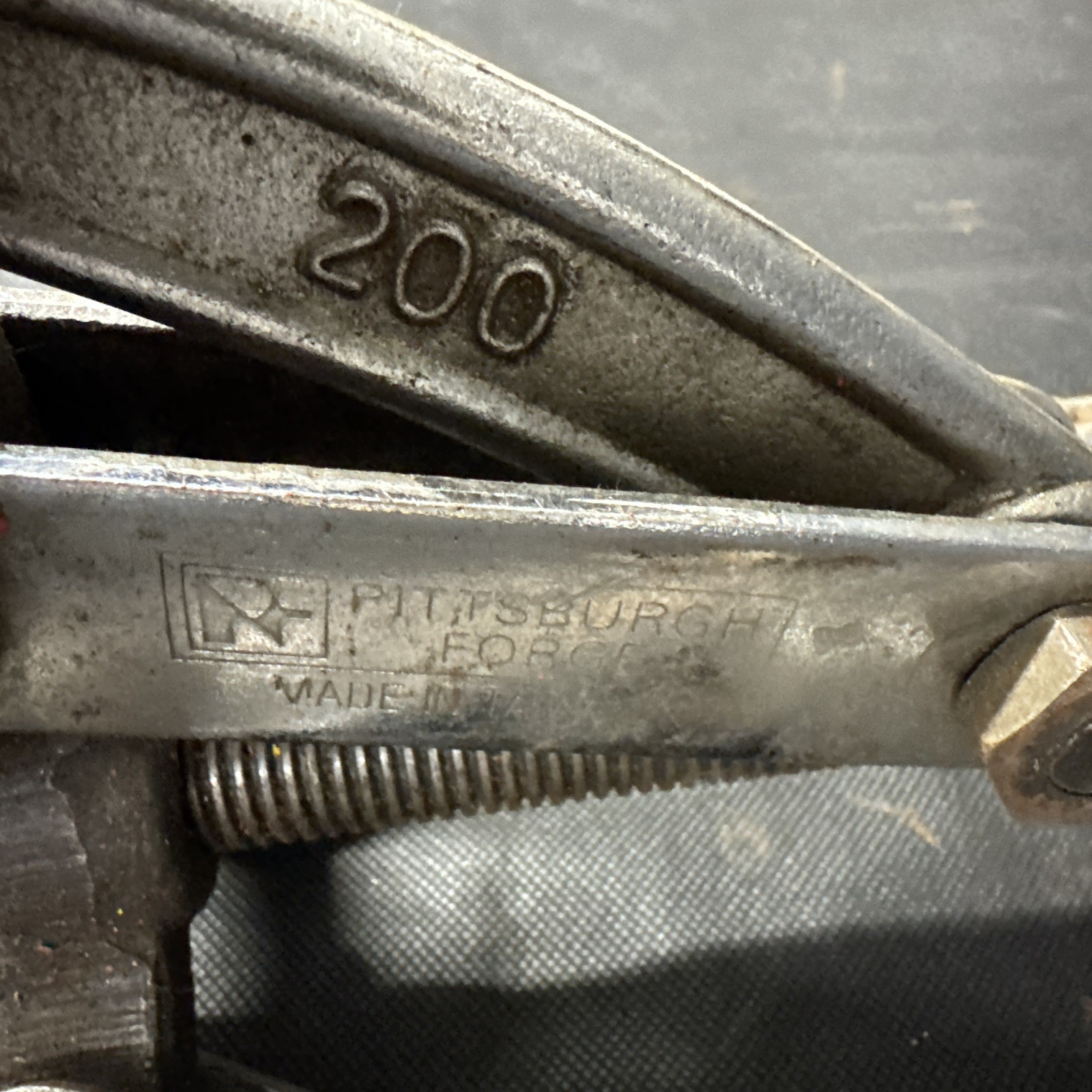 Pittsburg Forge 3-Jaw Slide Gear Puller, Model S45C 200 Flywheel 8” Inch