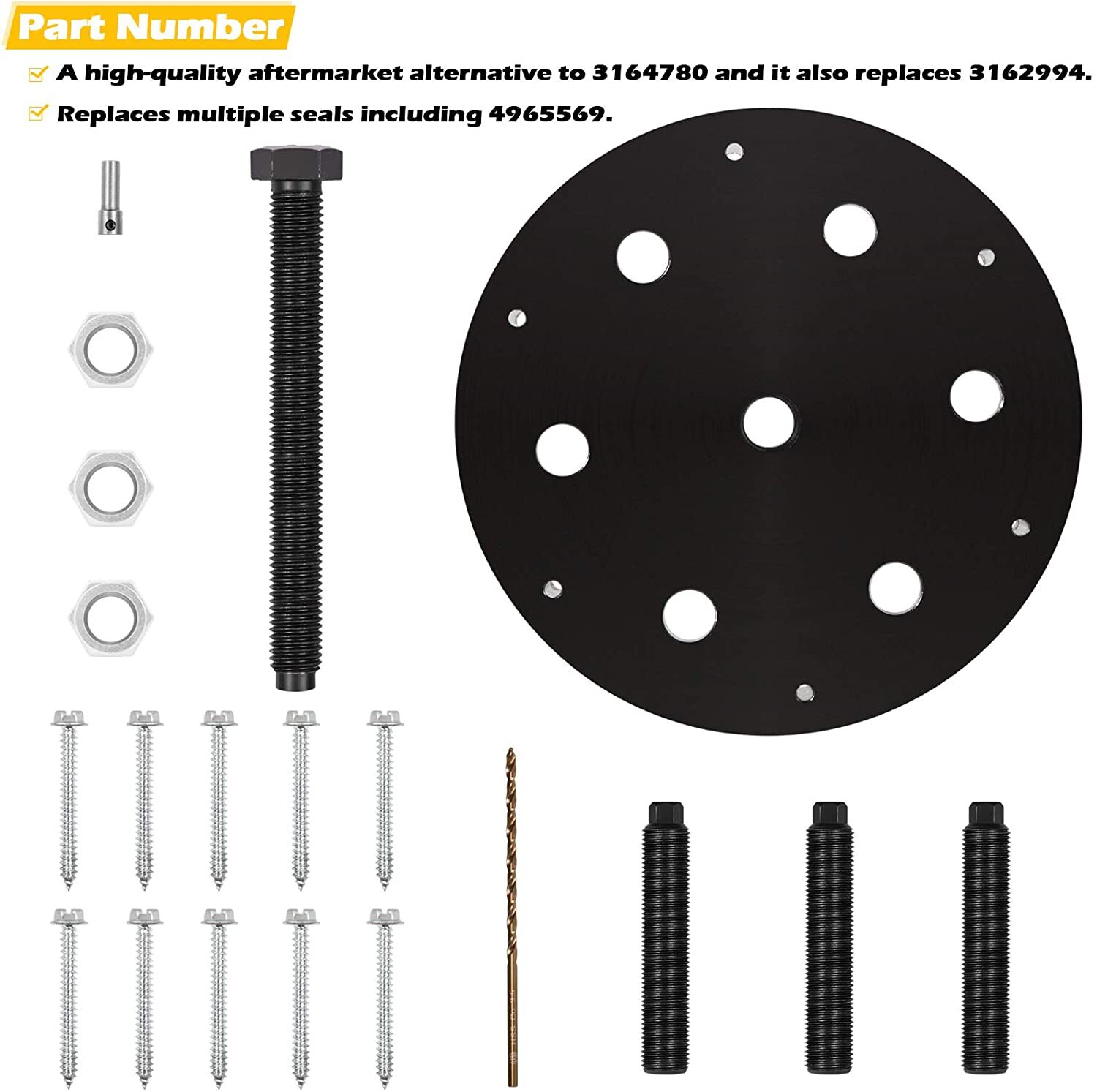 3164780 Rear Seal Wear Sleeve Installer Remover Tool For Cummins ISX15 ISX12 QSX