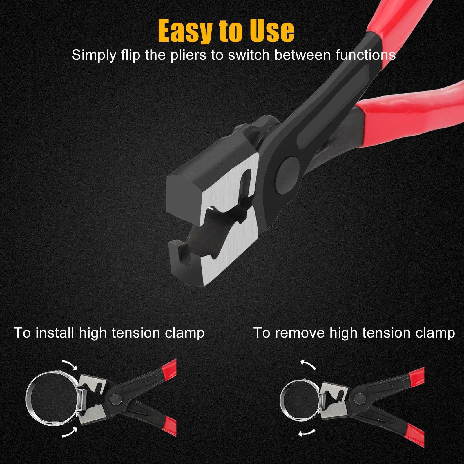 Durable Hose Clamp Plier for Clic & Clic-R Type High Quality Collar Pliers CV