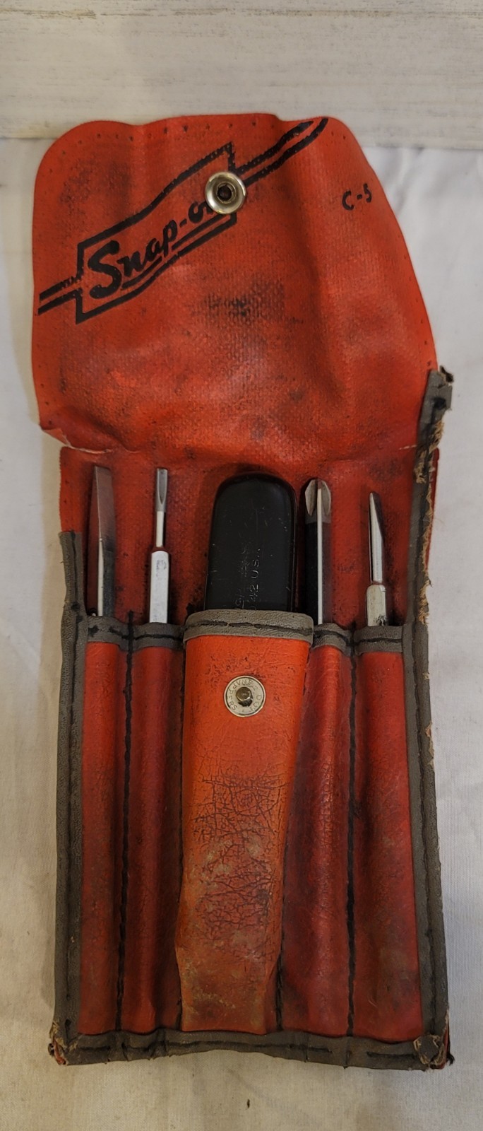 Snap on Tools SSDD42 6pcs Interchangeable Reversible Screwdriver Set Rare USA
