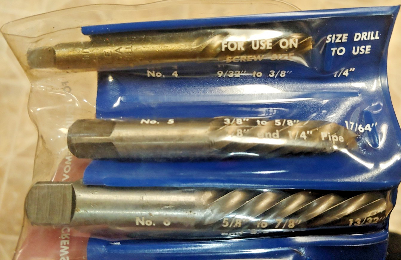 Vermont American/Threadit 6 Piece Extractor Set NO. 1-6, 3/32″ to 7/8″ USA