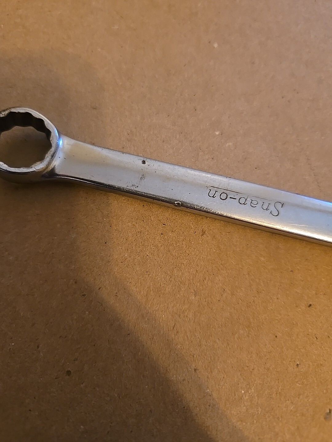 Snap On 9/16″ 12PT Short Chrome Combination Wrench Ugly OEX-180