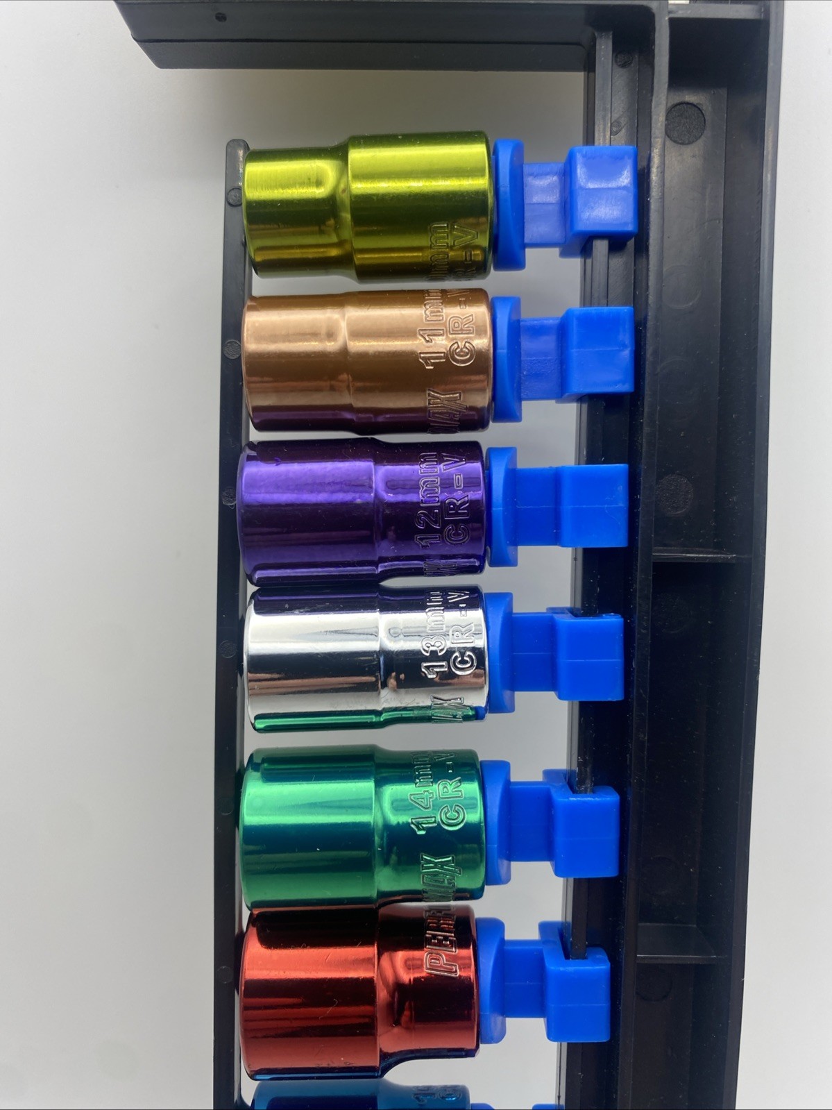 PERFORMAX Color Coded Socket Set Metric 10 Pc 10mm-19mm