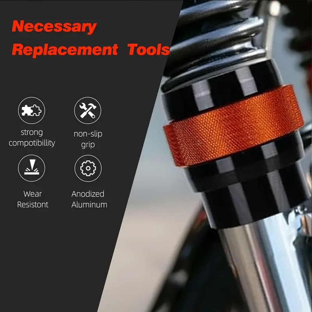Fork Oil Seal Driver 40mm-41mm Universal For EXC EXCF SX SXF Dirt Bike Orange