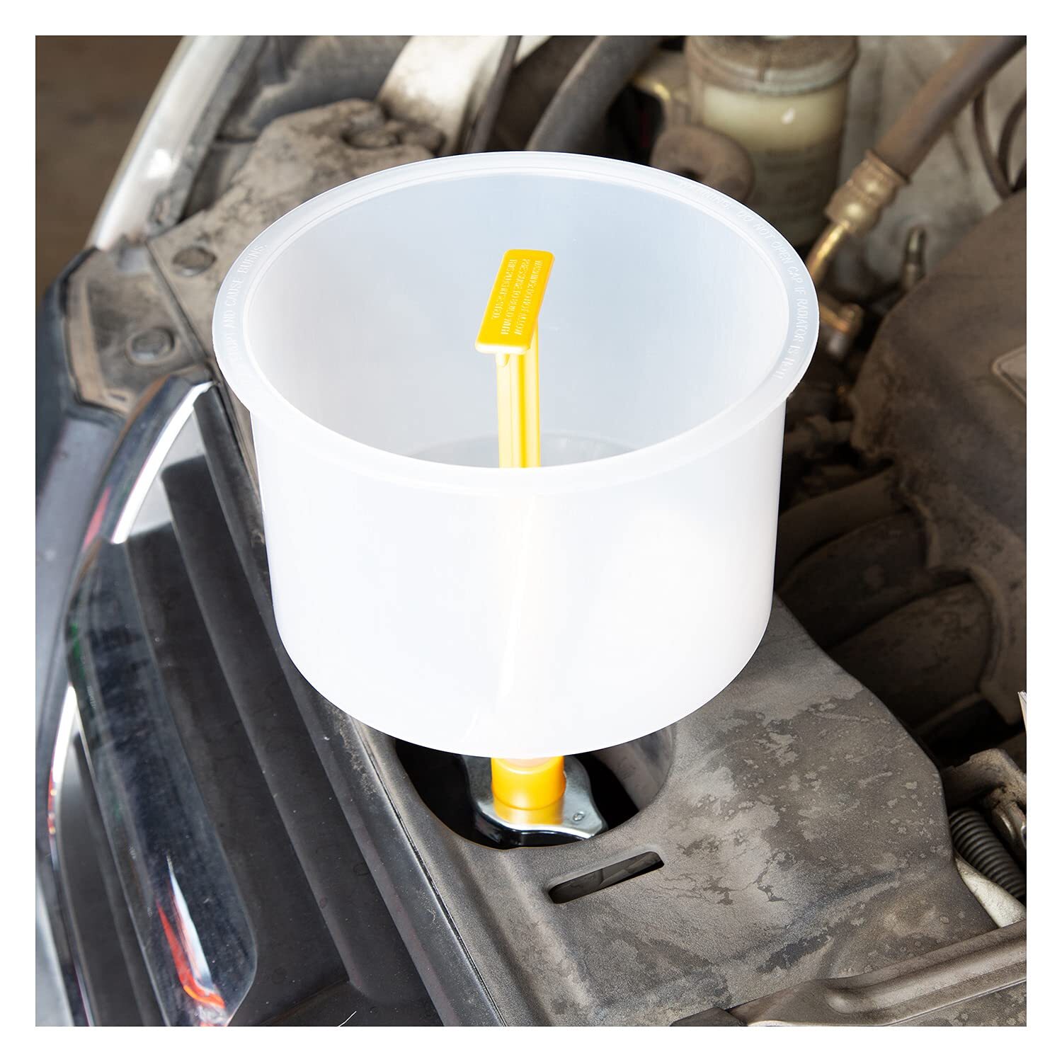 Radiator Coolant Filling Funnel Kit Spill Proof Cooling Fluid Bleeder Adapters