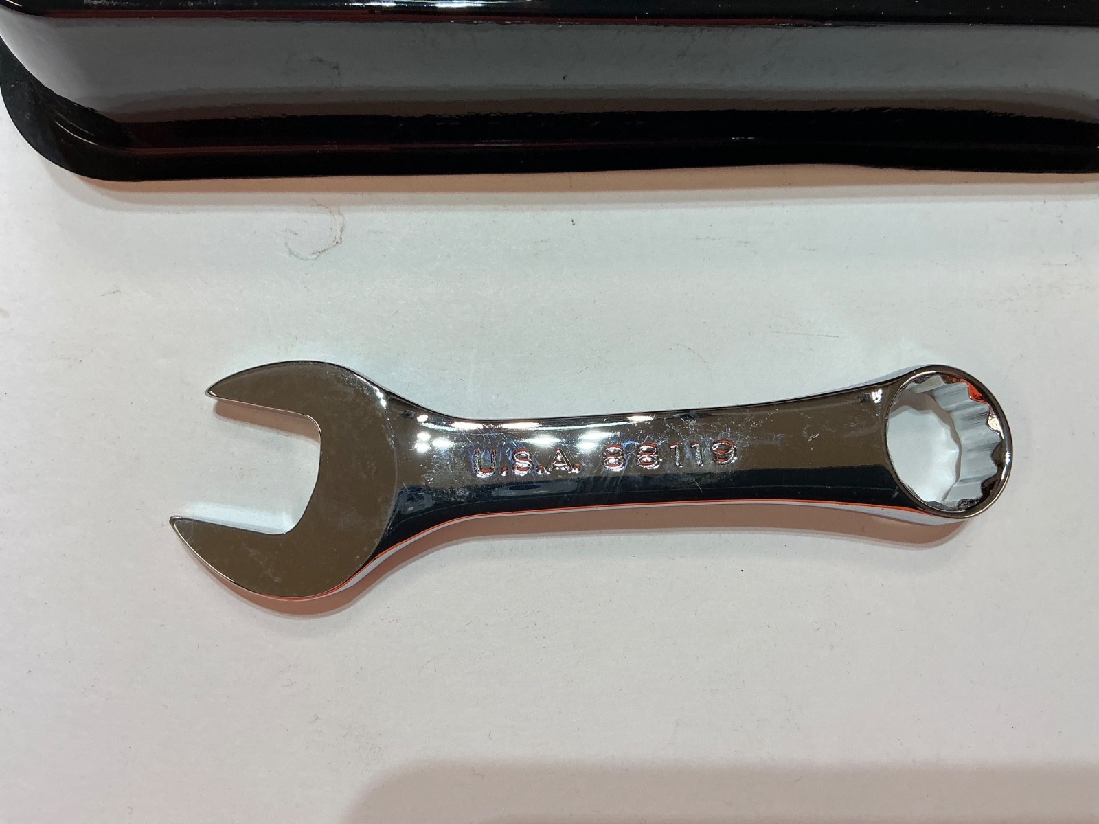 Vtg S-K 10 pc stubby metric combination wrench set 10mm-19mm 86240 USA