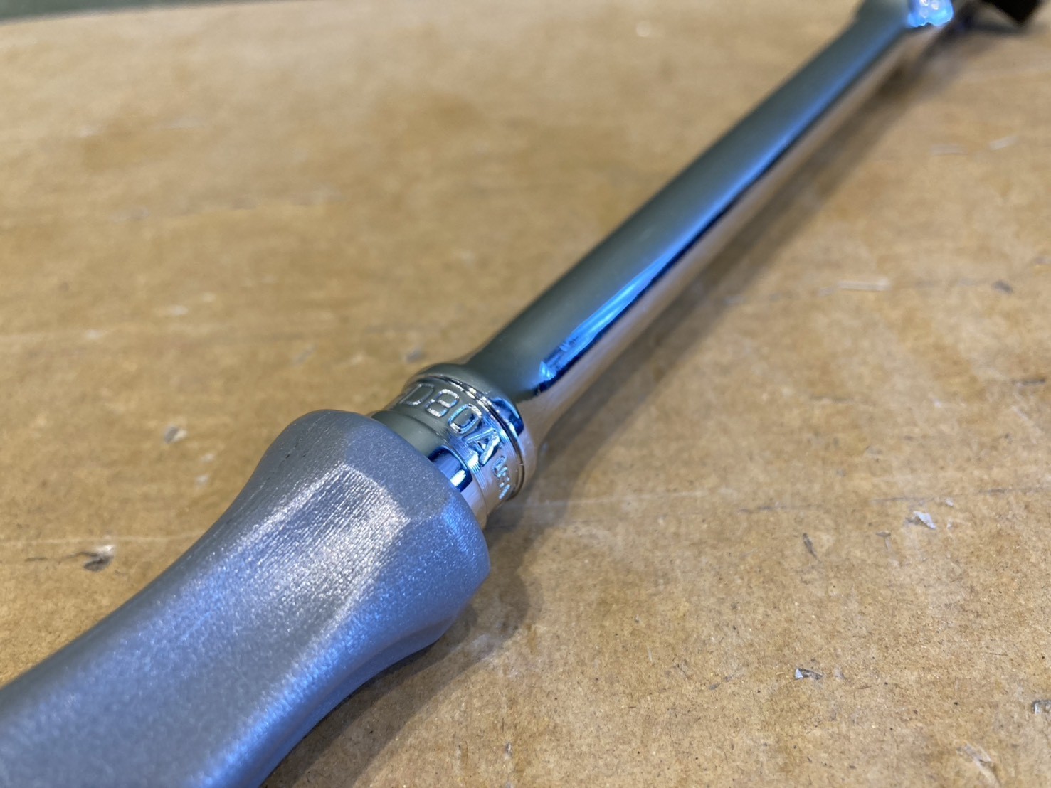 Snap-on 3/8″ Flex Ratchet Handle FHLFD80A hard Grip Dark Titanium