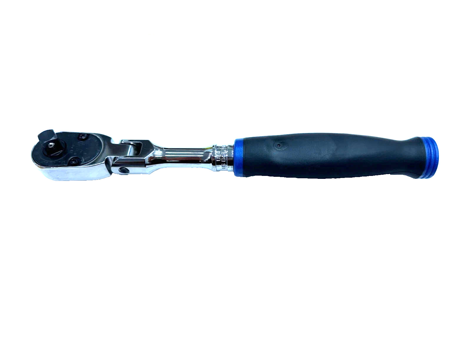 Snap-on Tools POWER BLUE 3/8″ Drive Soft Grip Flex Head Ratchet FHF80AMB USA NEW