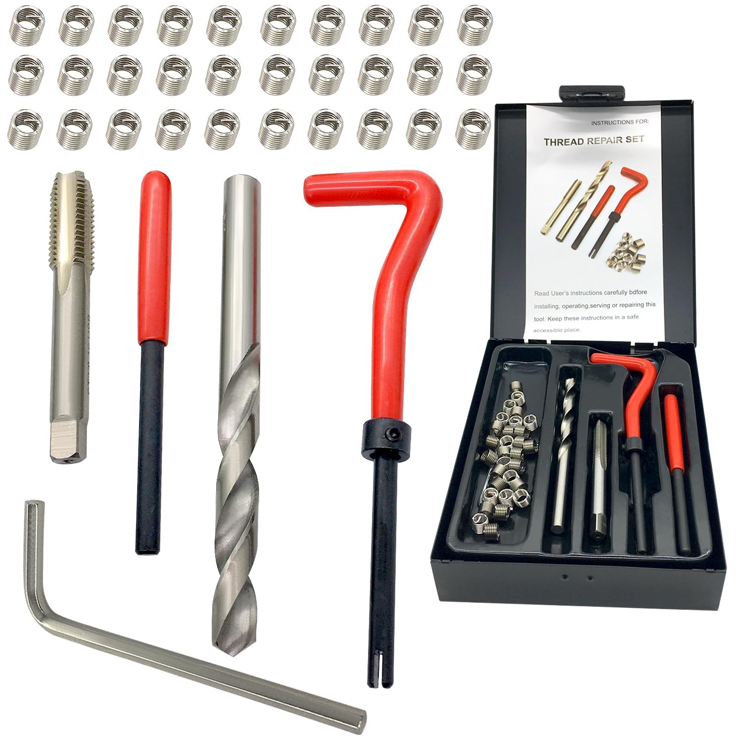 ANPTGHT 5/16-18 Inch Thread Repair Kit, Helicoil Inserts