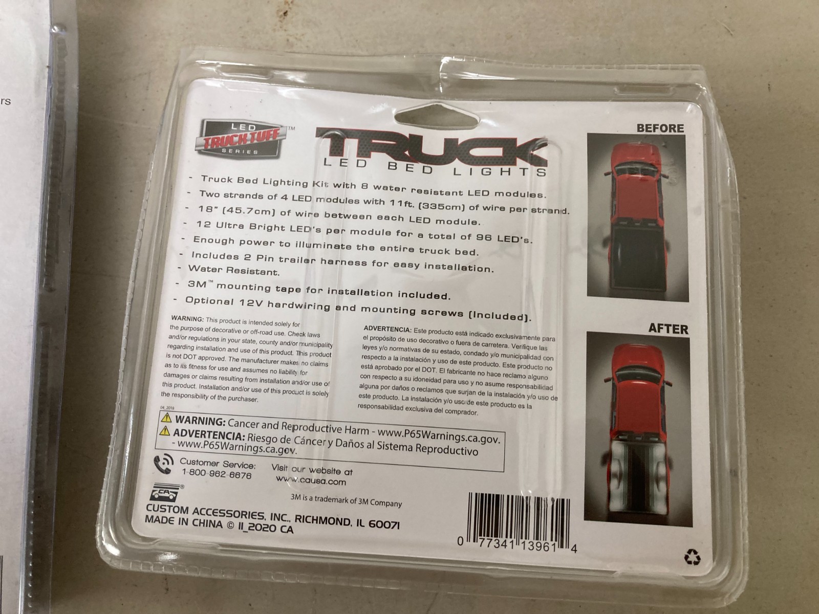 Lot Performance Tool M206 Digital Torque Adapter + Truck Bed LED Light Kit