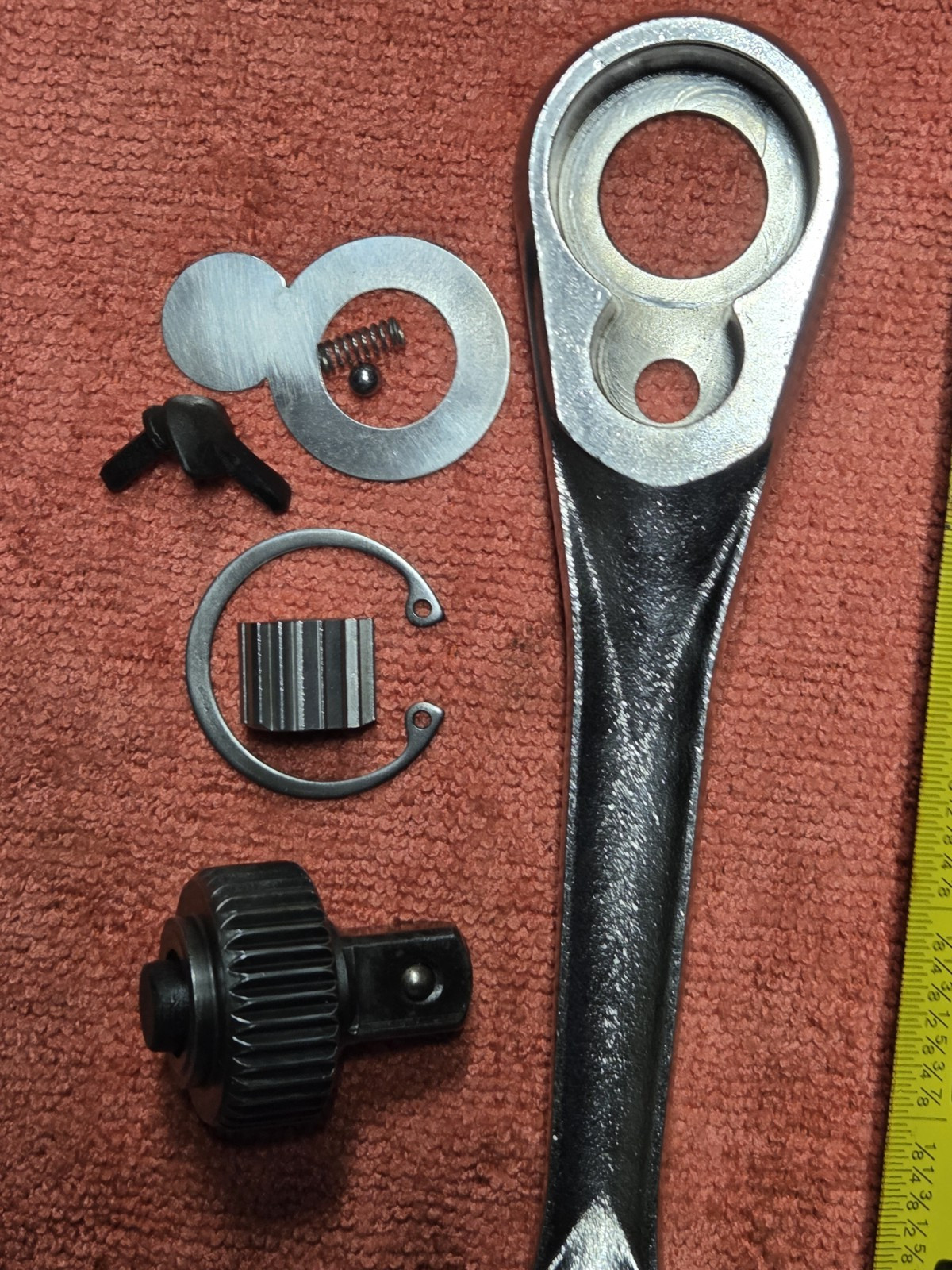 Collectors! Rare «Craftsman Industrial» USA 23805 1/2” Teardrop QR Ratchet KAD