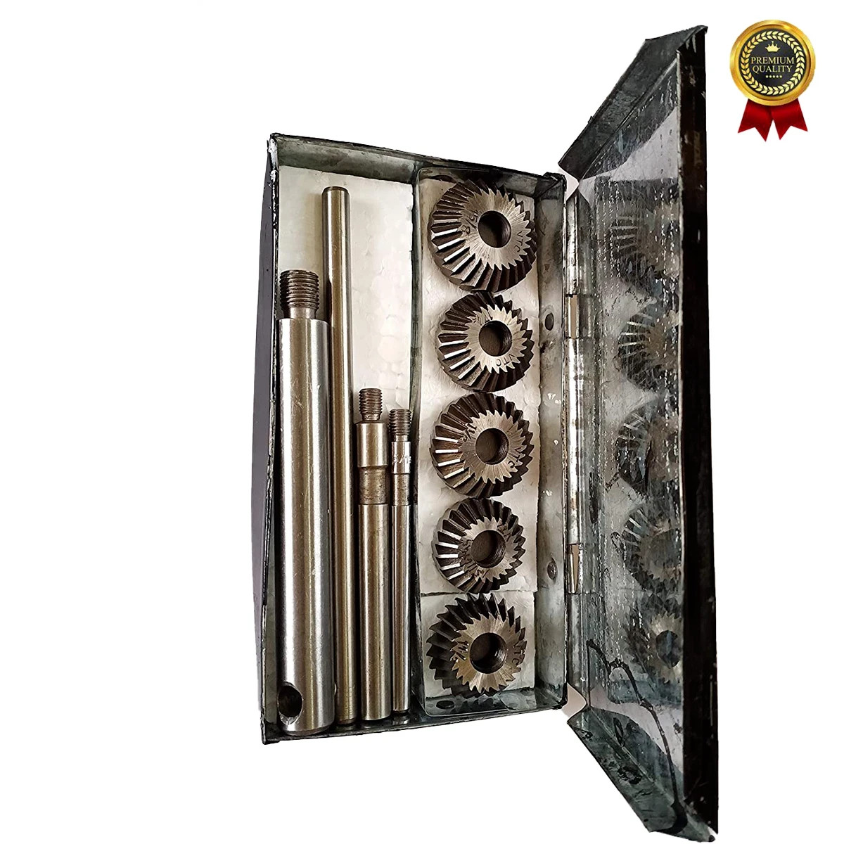5 Piece Valve Seat Face Cutter Set Of 5 Pcs Carbon Steel Kit Vintage Car Bike