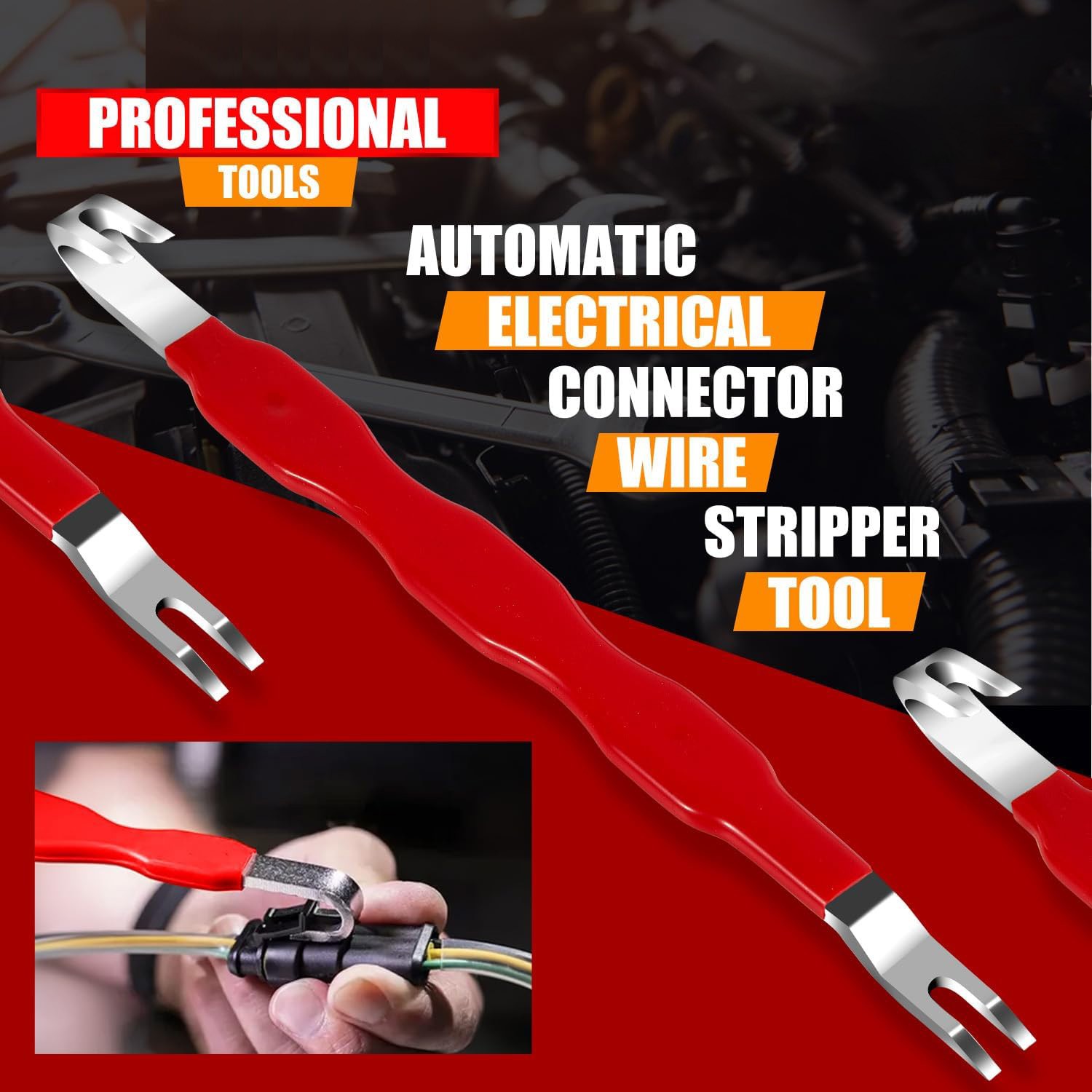 6Pcs Professional Fuel Line Pliers Set Hose Clamp Pliers Electrical Disconnect