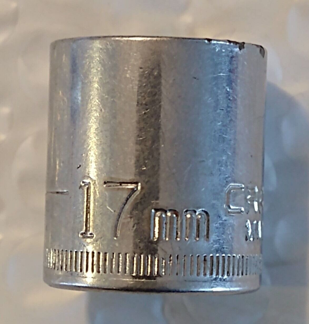 CRAFTSMAN TOOLS V 44307, 3/8″ DRIVE, 17MM. SOCKET, SHALLOW, 12 POINT *USA*