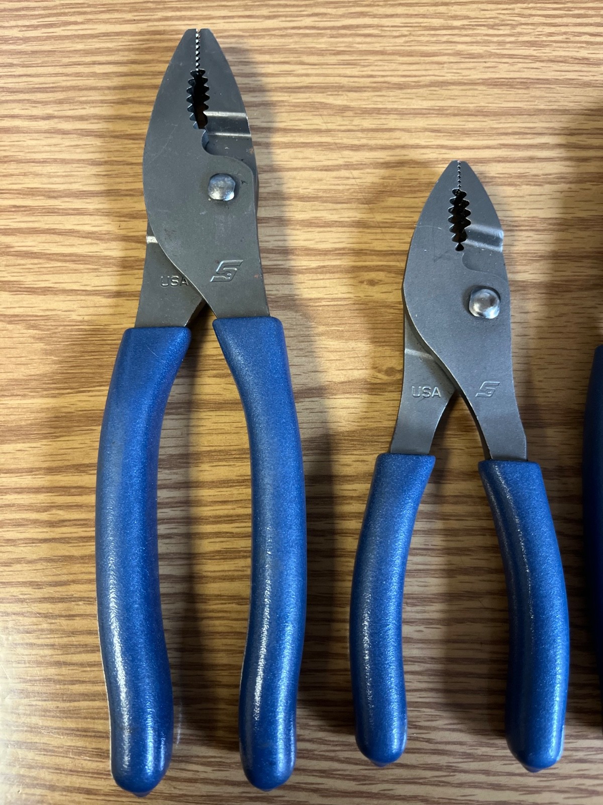 SNAP ON POWER BLUE SIX PIECE PLIER SET — LOC#115