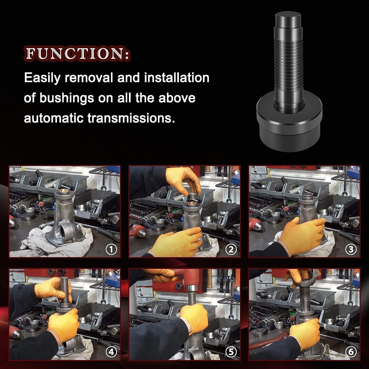 For Chrysler GM Ford Transmissions Bushing T-0220-39 Master Bushing Driver Set