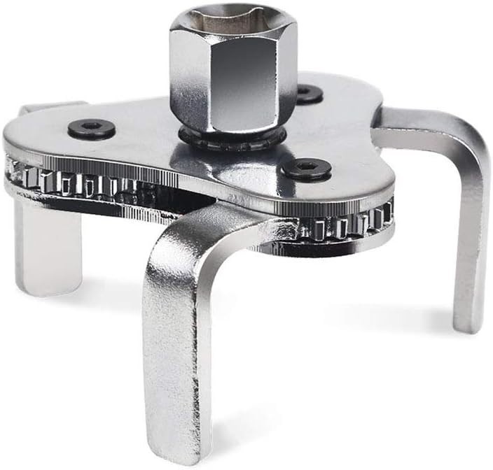 Heavy-Duty Carbon Steel Oil Filter Wrench – 2.5 to 4.5 Inch Adjustable Tool