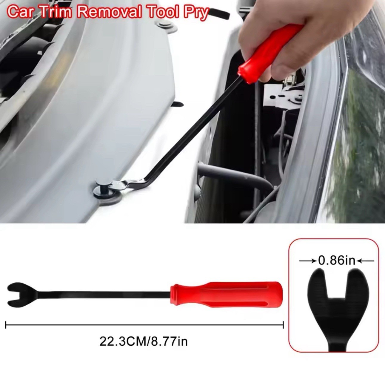 8pc Auto Hose Clamp Pliers Set Fuel Line Removal Tool Relay Clip Trim Kit