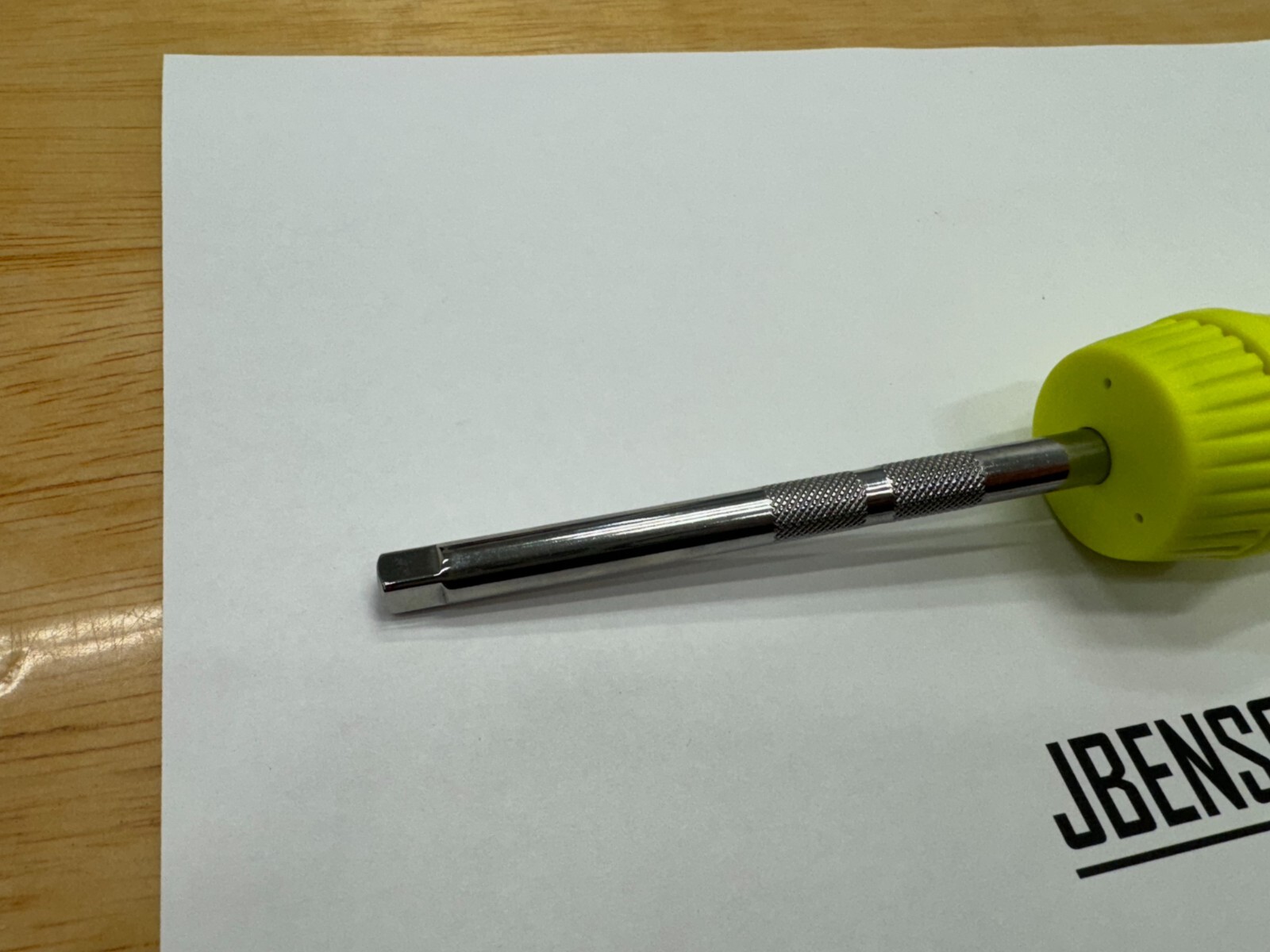 Snap-on Tools USA NEW HI-VIZ 1/4″ Drive Hard Grip 4″ Ratcheting Driver TMR4HV